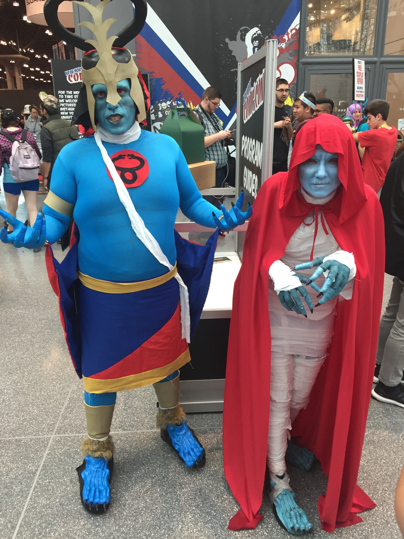 An excellent Ever-Living cosplay couple.